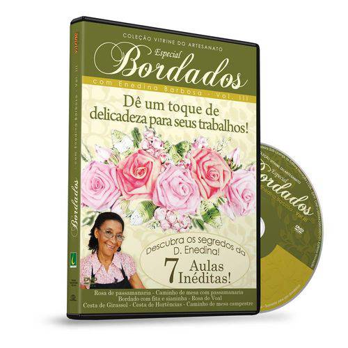 Curso em Dvd Bordados Vol.03 com Enedina Barbosa