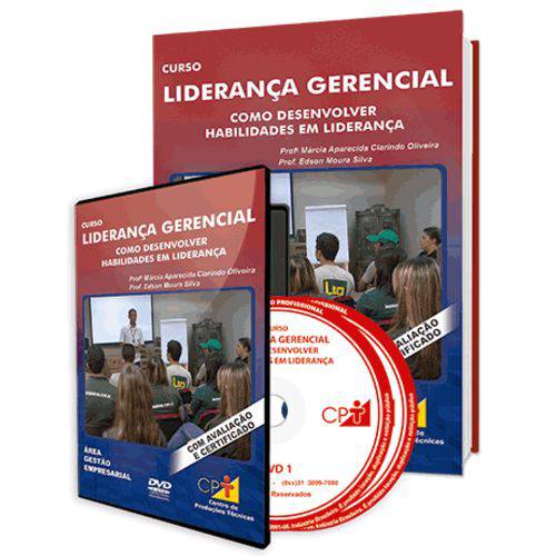 Curso Liderança Gerencial - Como Desenvolver Habilidades em Liderança em Livro e DVD