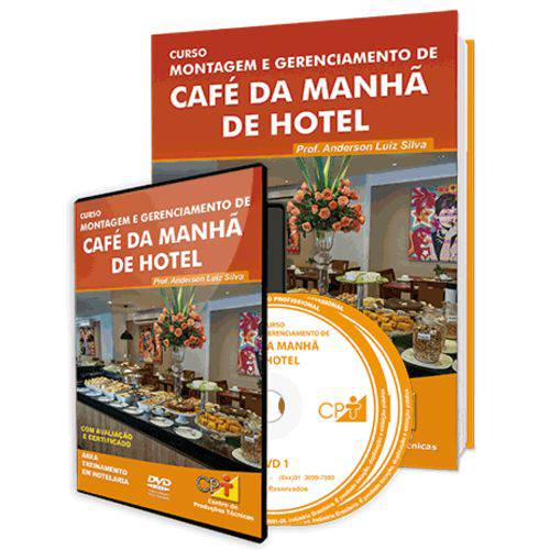Curso Montagem e Gerenciamento de Café da Manhã de Hotel em Livro e DVD