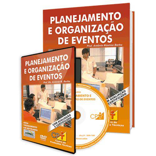 Curso Planejamento e Organização de Eventos em Livro e DVD