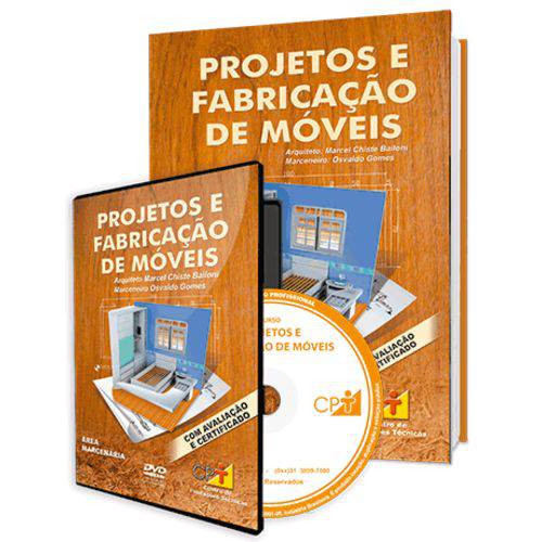 Curso Projetos e Fabricação de Móveis em Livro e DVD