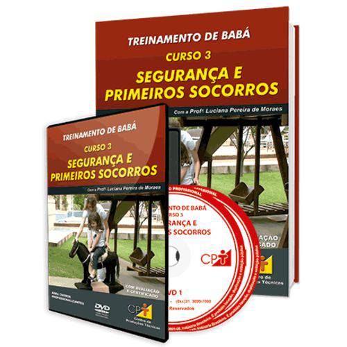 Curso Treinamento de Babá - Segurança e Primeiros Socorros em Livro e DVD