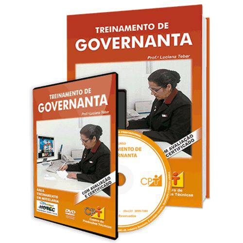 Curso Treinamento de Governanta em Livro e DVD