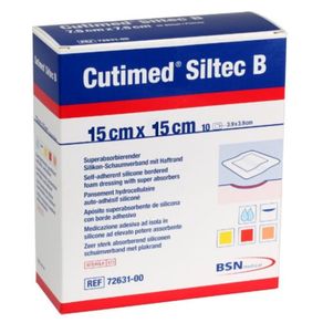 Cutimed Siltec B Unidade 15x15cm B72631-02 BSN (Cód. 10680)