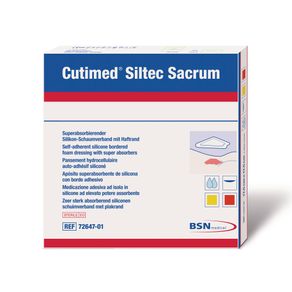 Cutimed Siltec B Unidade 17,5x17,5cm (Sacrum) B72647-00 BSN (Cód. 16583)