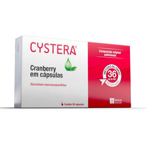 Cystera Cranberry C/ 30 Cápsulas