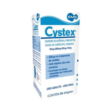 Cystex Ems - 24 Drágeas