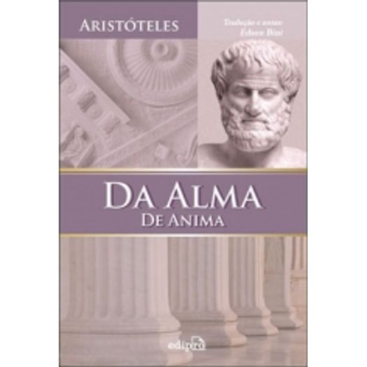 Da Alma de Anima - Aristoteles - Edipro