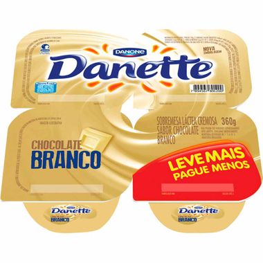 Danette Chocolate Branco 360g