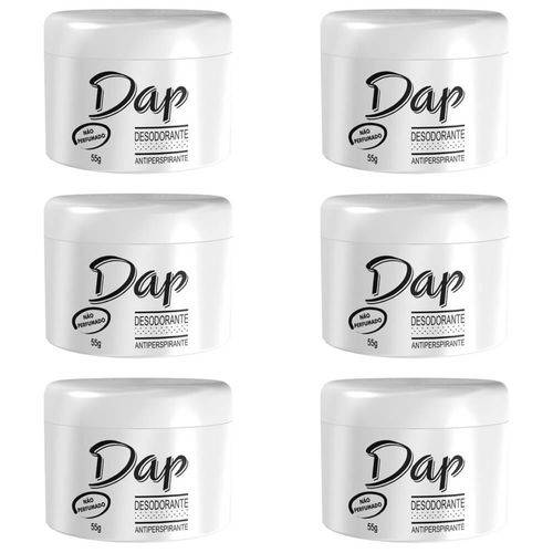 Dap S/ Perfume Desodorante Creme 55g (kit C/06)