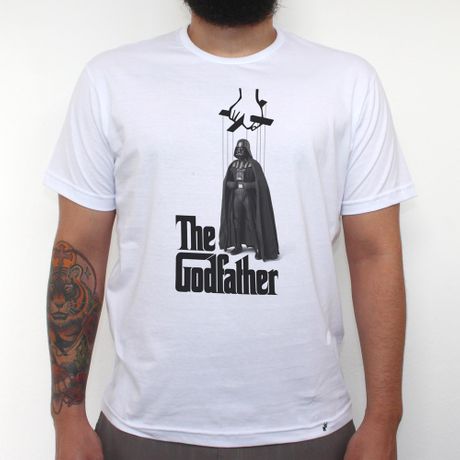 Darth Wader Is The Real Godfather - Camiseta Clássica Masculina