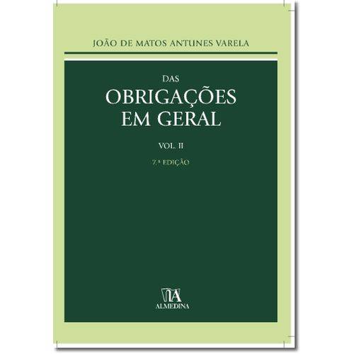 Das Obrigações em Geral - Vol. II