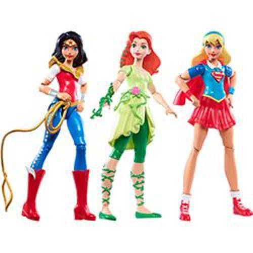 Dc Super Hero Girls - Conjunto de 3 Figuras de Ação