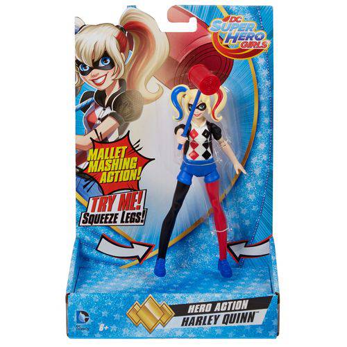 Dc Super Hero Girls - Figuras de Ação Super Poderes - Harley Guinn Dvg66/Dvg68