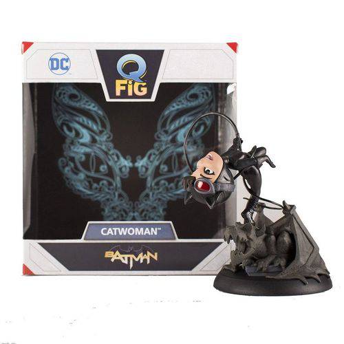 Dcc0607 Qmx Dc Comics Q-Fig Catwoman com Cenário 12Cm