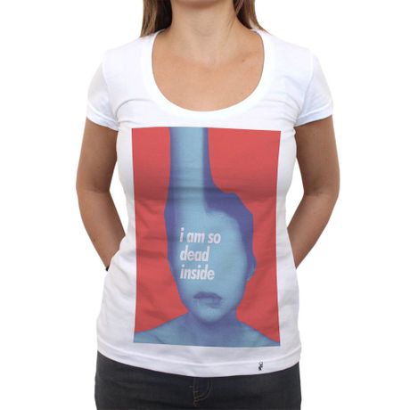 Dead Inside - Camiseta Clássica Feminina