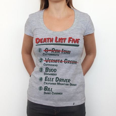 Death List Five - Camiseta Clássica Feminina