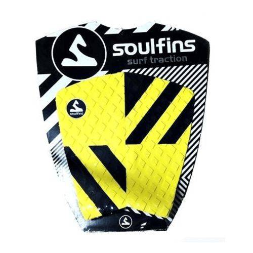 Deck Soul Fins Surfboard Fissure - Amarelo e Preto
