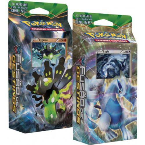 2 Decks Pokémon XY Fusão de Destinos Zygarde e Lugia