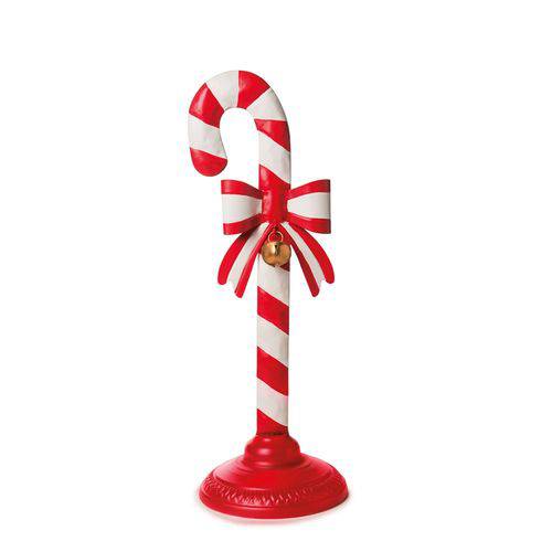 Decoração Natal Candy Cane 43x12cm Vermelho