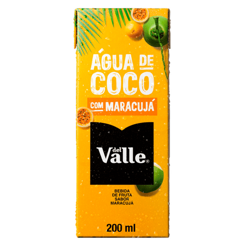Del Valle Água de Coco com Maracujá 200ml