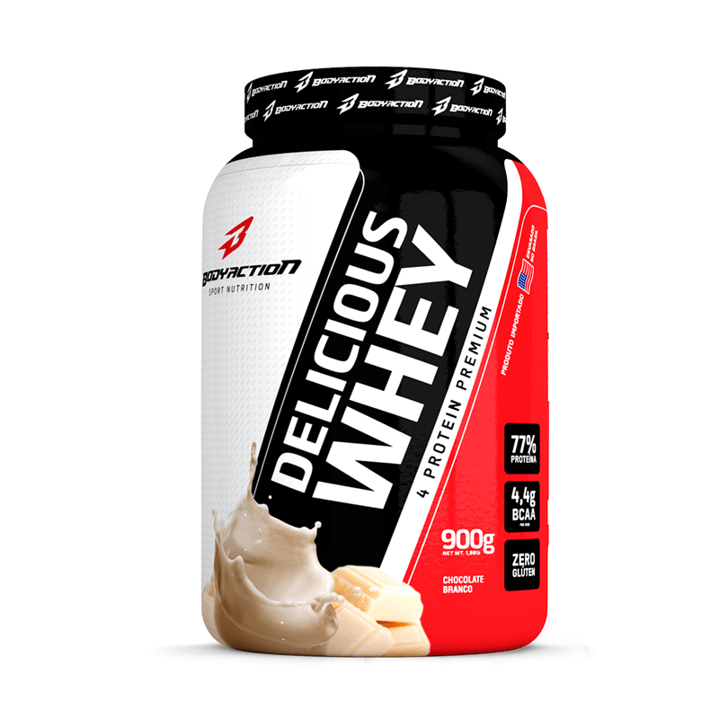 Delicious Whey (900g) Body Action -Vitamina de Pêra