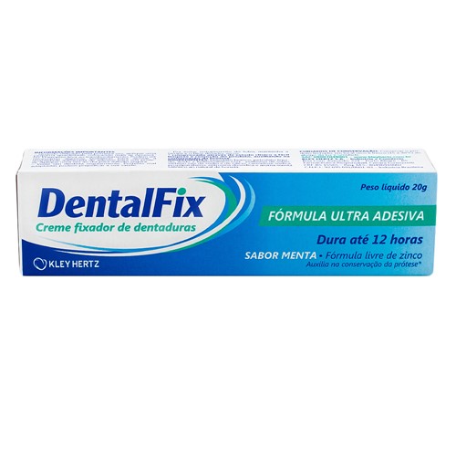 DentalFix Creme Fixador de Dentaduras Sabor Menta 20g