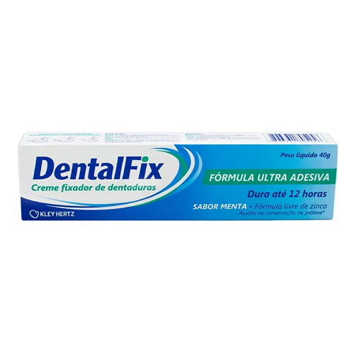DentalFix Creme Fixador de Dentaduras Sabor Menta 40g