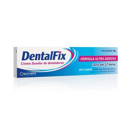 DentalFix Creme Fixador de Dentaduras Sem Sabor 20g