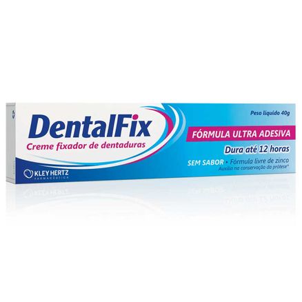 DentalFix Creme Fixador de Dentaduras Sem Sabor 40g