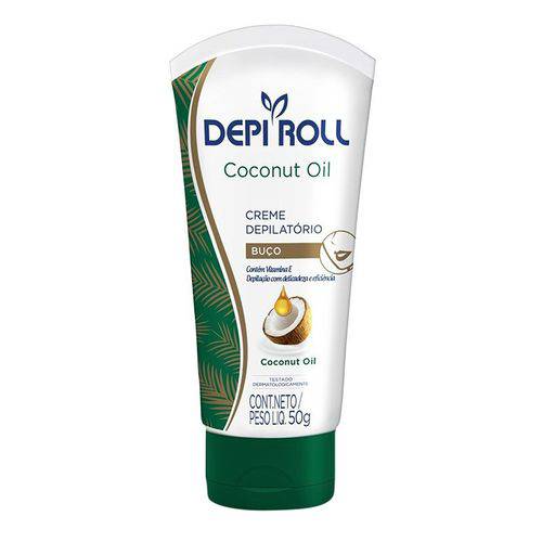 Depi Roll Coconut Oil Creme Depilatório Corporal 100g