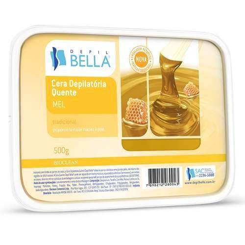 Depil Bella Mel Cera Depilatória Quente 500g (kit C/12)