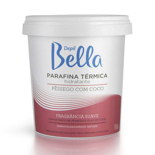 Depil Bella Parafina Termica Pessego com Coco 350gr