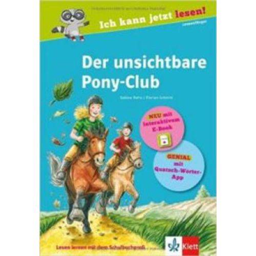 Der Unsichtbare Pony-club - Buch Mit Interaktivem E-book Und Quatsch-worter-app - Klett-langenscheidt