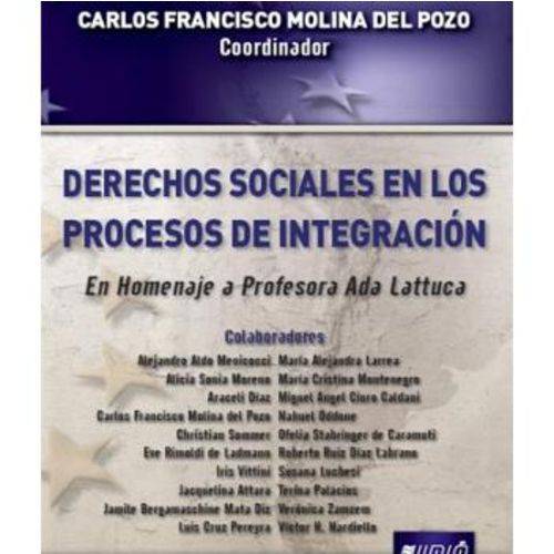 Derechos Sociales En Los Procesos de Integración - En Homenaje a Profesora Ada Lattuca