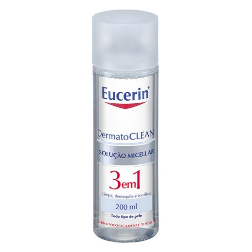 DermatoClean Eucerin Solução Micellar 3 em 1 com 200ml