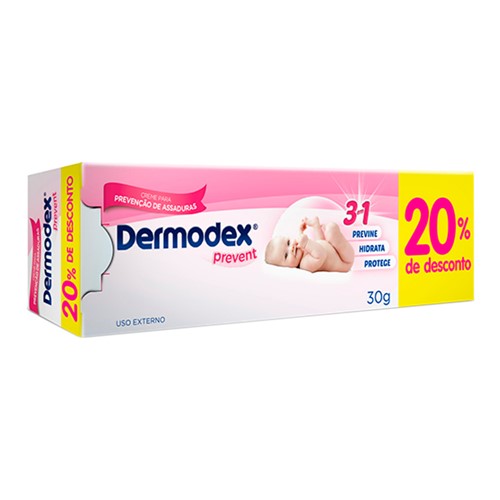 Dermodex Prevent Creme 20% de Desconto 1 Unidade de 30g