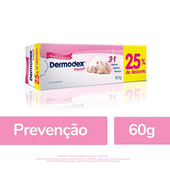 Dermodex Prevent Pomada 60g com 25% de Desconto