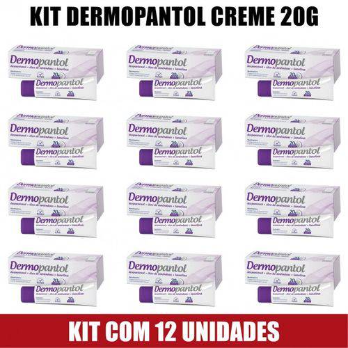 Dermopantol Creme 20g - Kit com 12 Unds