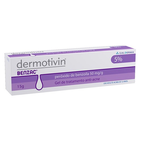 Dermotivin Benzac Gel Anti-Acne com 15g