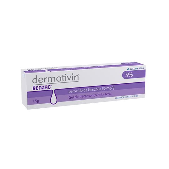 Dermotivin Benzac Gel de Tratamento Anti-Acne 15g