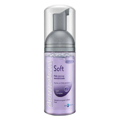 Dermotivin Soft Espuma de Limpeza - Limpeza Facial para Pele Seca ou Sensível 130ml