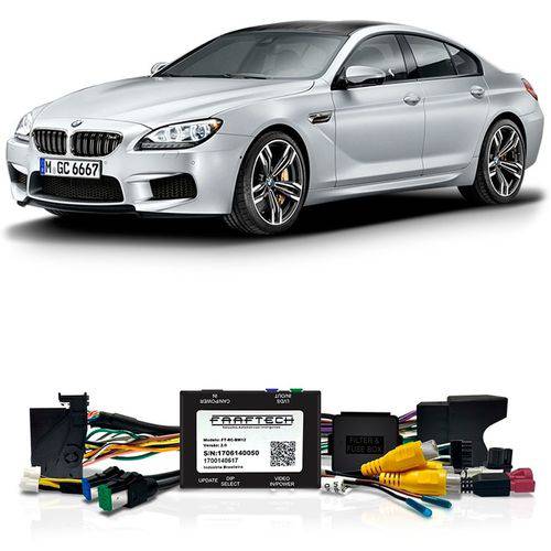 Desbloqueio de Camera BMW M6 2014 a 2016 com DVD de Fabrica FT RC BM12