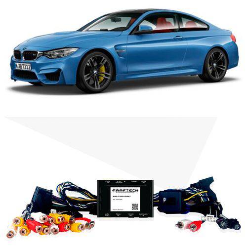 Desbloqueio de Multimidia BMW M4 2014 a 2016 com DVD de Fabrica FT LVDS BM12