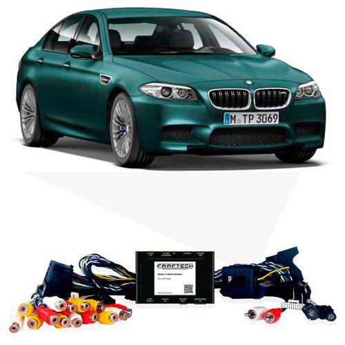 Desbloqueio de Multimidia BMW M5 2014 a 2016 com DVD de Fabrica FT LVDS BM12