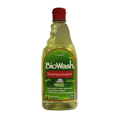 Desengordurante 650ml Natural Citrus Refil - Biowash