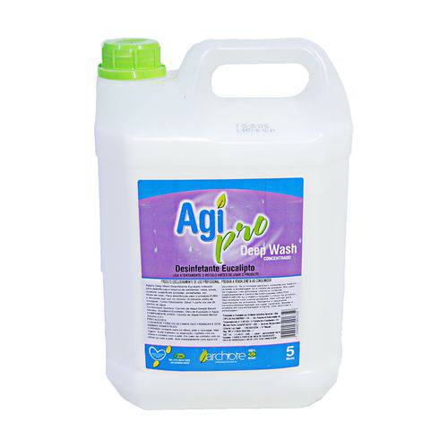 Desinfetante Agi Pro Deep Wash Concentrado Eucalipto 5 Lt