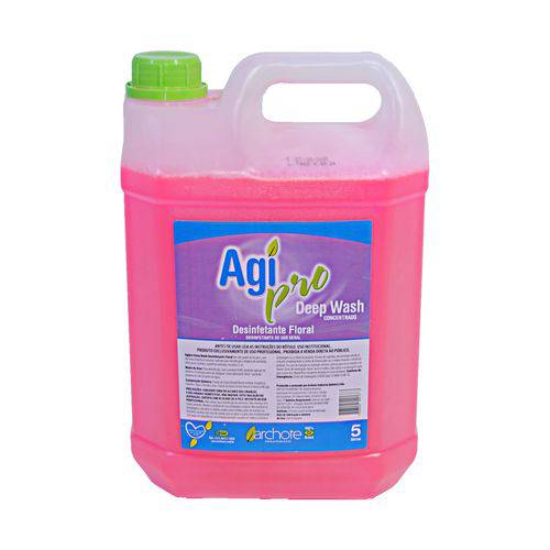 Desinfetante Agi Pro Deep Wash Concentrado Floral 5 Lt