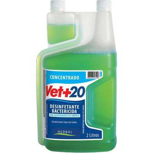 Desinfetante Bactericida Vet + 20 Concentrado - 2 Litros