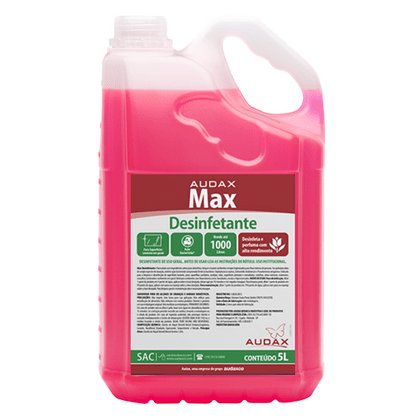 Desinfetante Concentrado Lavanda 5 Litros Audax Max